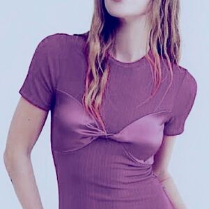 * NWOT NSR Twist Front Top